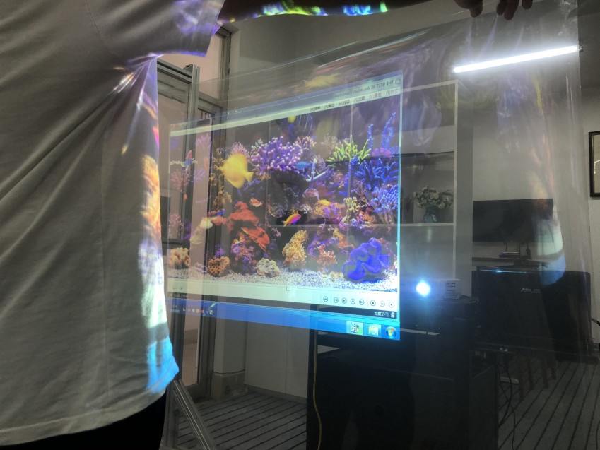 Self Adhesive Double Sided Projection Screen Film for Showroom