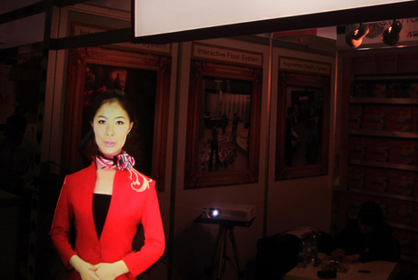 Professional PVC Rear Projection Film for Virtual Mannequin/Presenter Mannequin