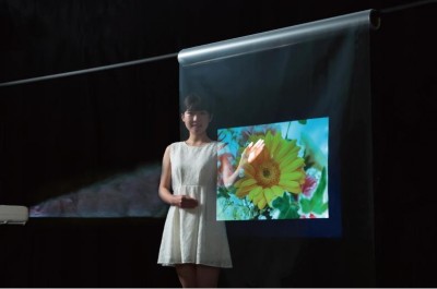 GlassMovie® Transparent Projection Film