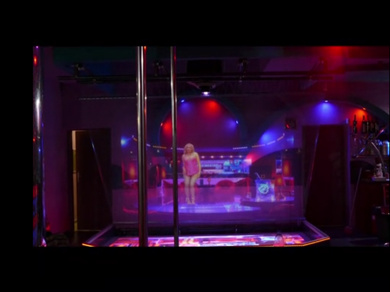 A Nightclub Holographic Projection Show in Bulgaria